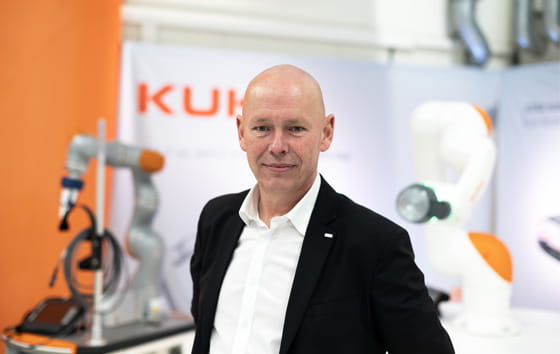 Kim Reeslev från KUKA Nordic