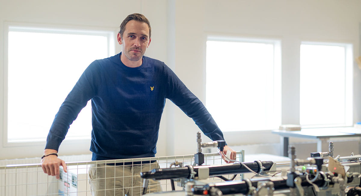 CHristoffer hos Manta Marine