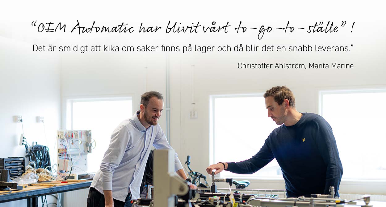 OEM Automatic har blivit Manta Marines to-go-to-ställe!