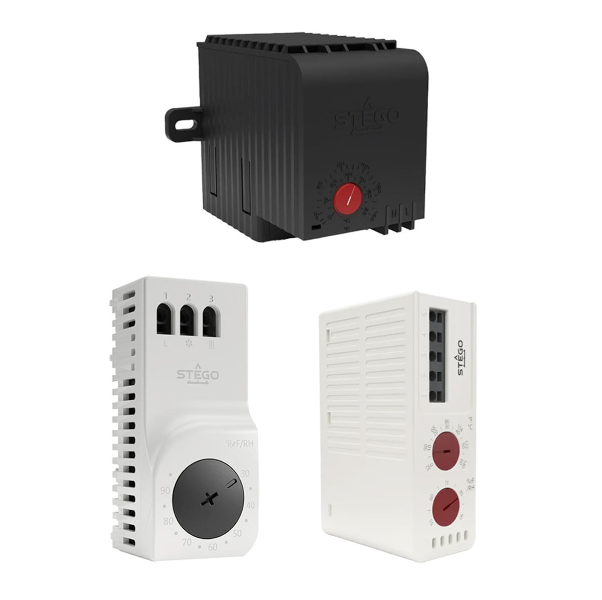 Värmefläkt, hygroterm och hygrostat