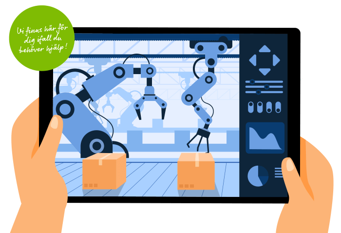 Vi finns här för att hjälpa dig