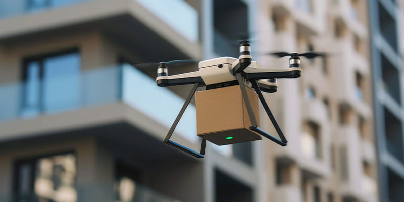 Mobila maskiner drönare