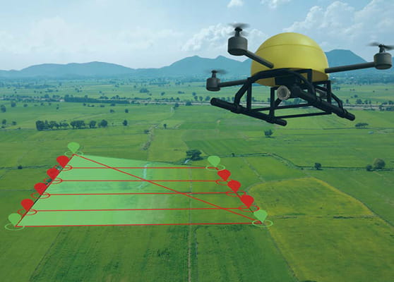 FLYC ai assisterad flygbana för drönare