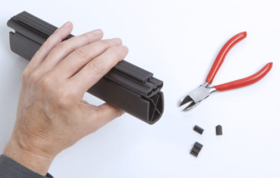 Optima klämlist, klipp av listen