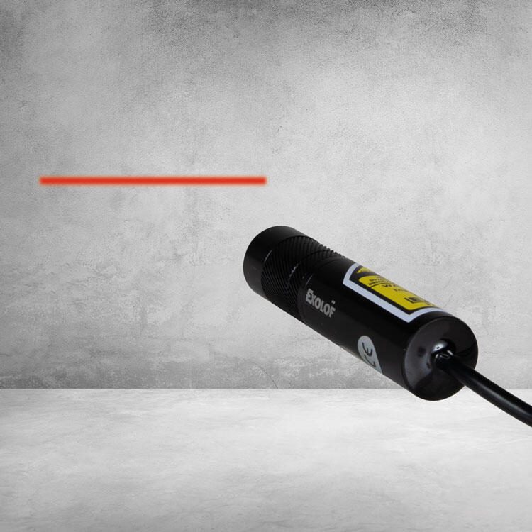 Industriell laser röd linje Exolöf