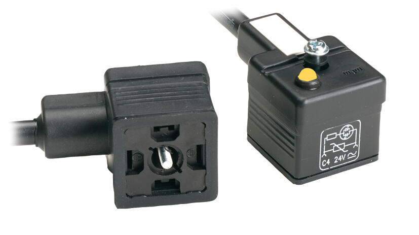 Ingjuten kabel - Bred kon. m. int..