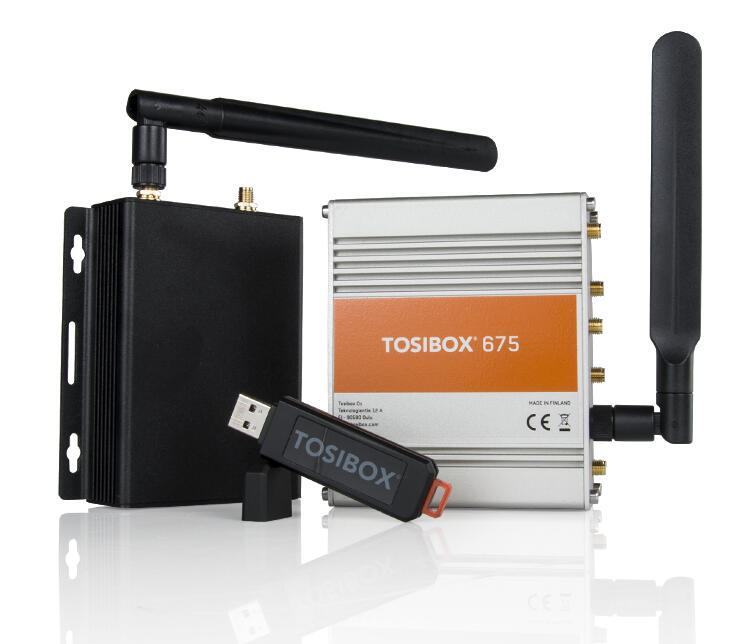 Remote access från Tosibox, gruppbild på modellöversikt.